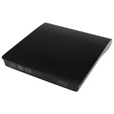 USB 3.0 Bluray Disc Drive Player Portable External DVD CD Writer PC Laptop VLC
