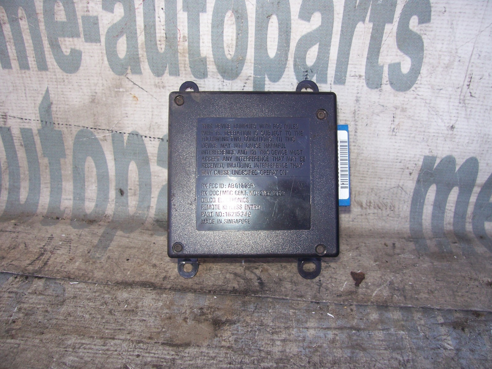 1999 Cadillac Seville Deville Keyless Entry Module 16215349 for 