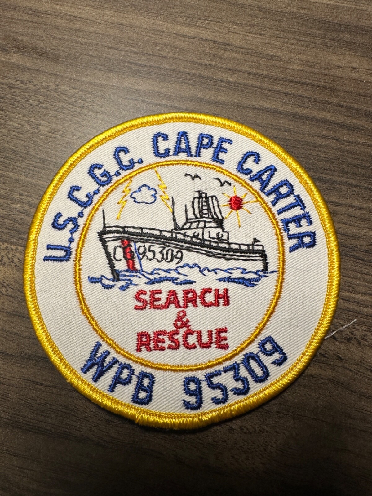 Vintage US Coast Guard CGC Cape Carter Ship Patch | eBay
