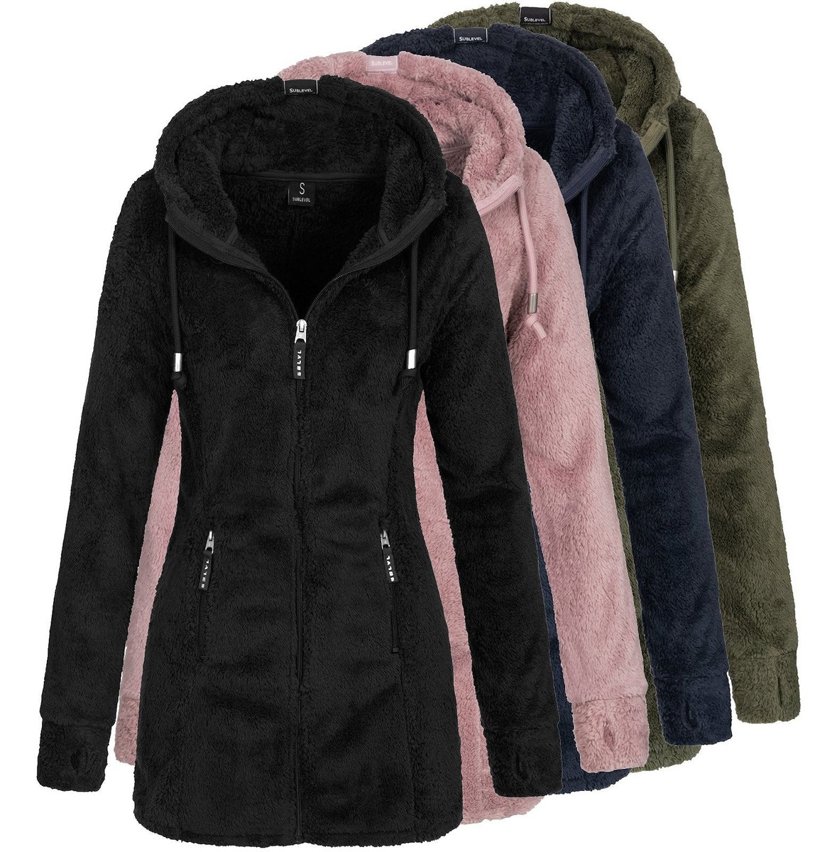 Mantel Promod Winterjacke Parka Wintermantel Lammfell Damen PROMOD