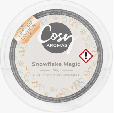 Cosy Aromas - Wax Melt - 90g - Duftwachs - Limited Edition - Snowflake Magic