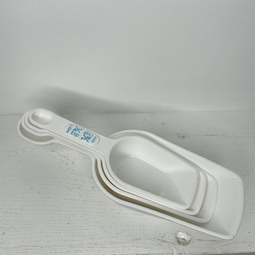 Good Cook Two In One White 4 Piece Measuring Scoop and Spoon Set - Picture 6 of 6