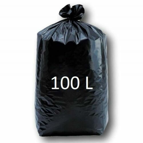 Sac poubelle 100L standard format 820x860 mm en carton de 200 unités