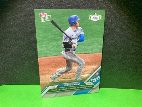 Shohei Ohtani - 2024 MLB TOPPS NOW Card 1 Seoul Series LA Dodgers Debut IN Stock