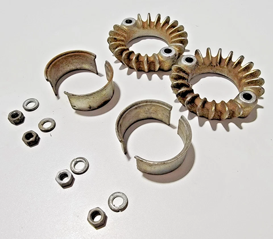 Collares de retención de cabezal de escape 1969-1974 CB450 CB 450 CL450 1975-1976 C500T Foto 2 de 4