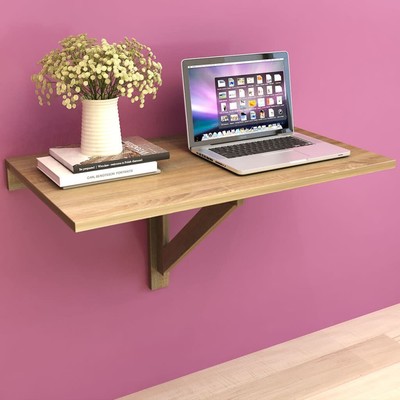 vidaXL Klappbarer Wandtisch Eiche 100x60cm