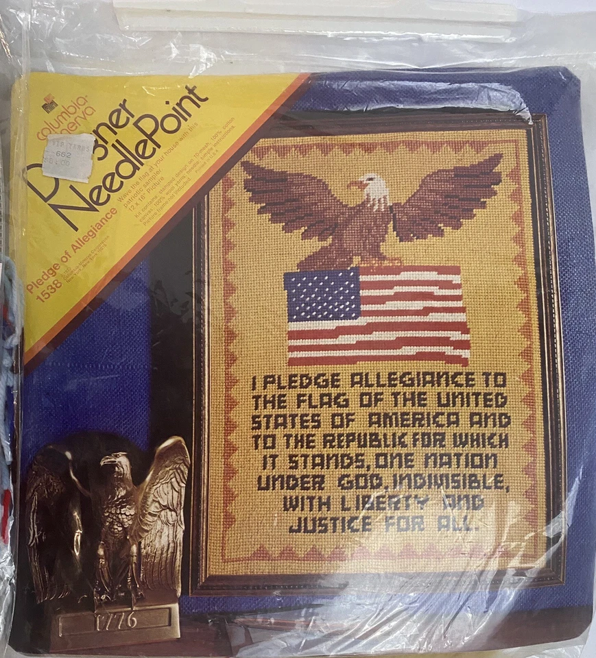 5 VINTAGE WonderArt Bucilla Janlynn Columbia Minerva Needlepoint Kits SEALED - Image 3 of 4