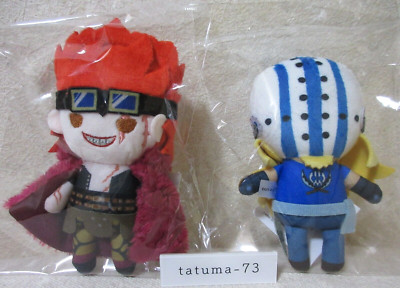 ONE PIECE Eustass Captain Kid & Killer Puchifuwa Plush Doll Toy Set of 2 NEW