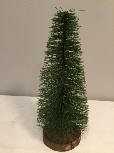 Bottle Brush Christmas TREE Village Decoration - 第 1/1 張圖片