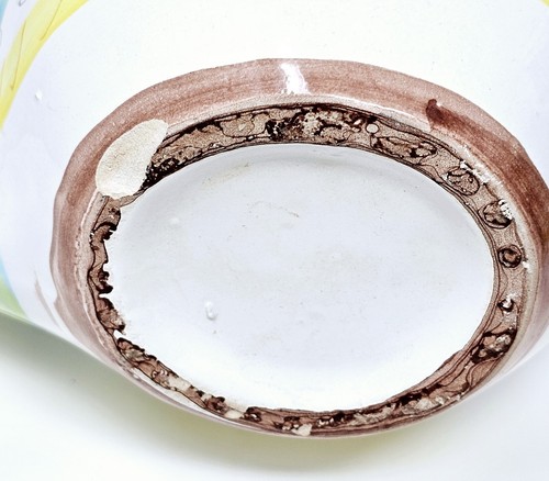 Brocca vino gallo dipinta a mano Deruta Made in Italy arredamento casale incredibile - Foto 11 di 14