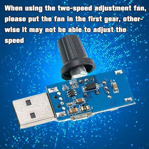 5V zu 12V USB Fan Speed Controller Regler Variable Modul Neu Schalter C0E3 KHot - Bild 10 von 12