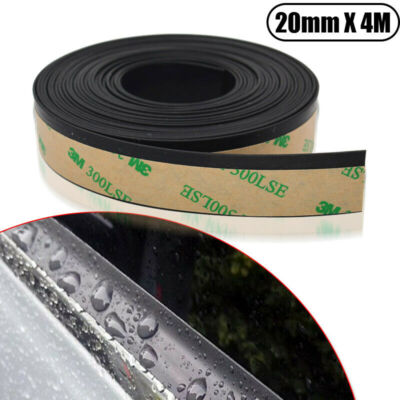 4M Car Windshield Side Window Trim Edge Moulding Rubber Weatherstrip Seal J5