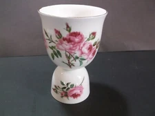 Royal Chelsea bone china pink rose egg cup