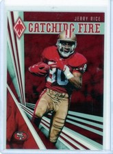 Jerry Rice 2019 Phoenix Catching Fire Red San Francisco 49ers /299