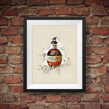 Blanton's Reserve Bourbon Whiskey - Original Wall Art Decor