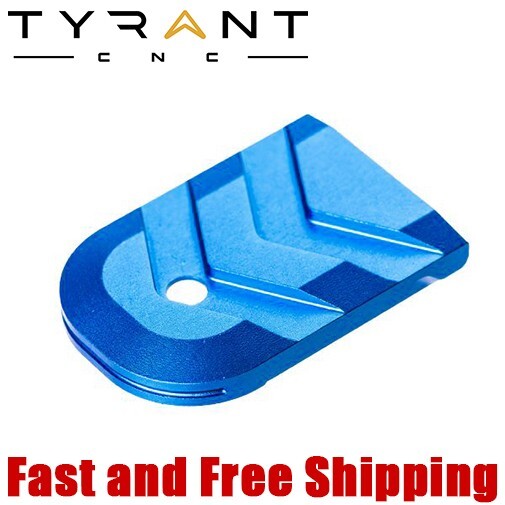 Tyrant CNC Aluminum Magazine Base Plate for Glock 43X & 48 (G43X