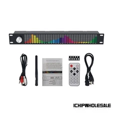 31 Bands Music Spectrum Display Dual Channel 15 Bands Digital Equalizer + Remote