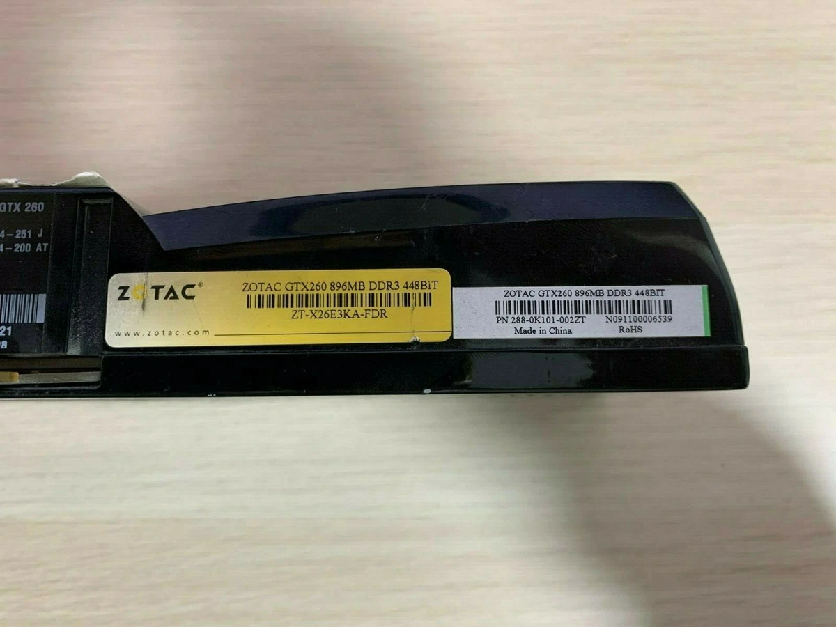 Zotac gtx online 260 2