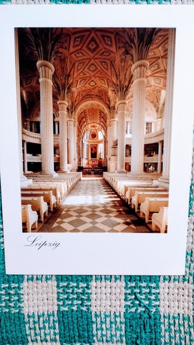 HERMOSA POSTAL IGLESIA DE SAN TOMÁS LEIPXIG ALEMANIA - Imagen 3 de 11