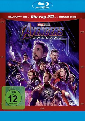 Avengers - Endgame 3D + 2D - (Brie Larson) # 3-BLU-RAY-NEU