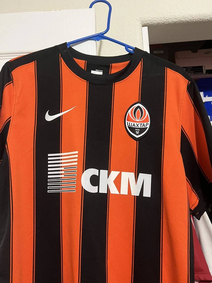 Camiseta Camiseta Shakhtar Donetsk 100% Auténtica Edición Jugador M 2009/2010 Home #19 Foto 3 de 4