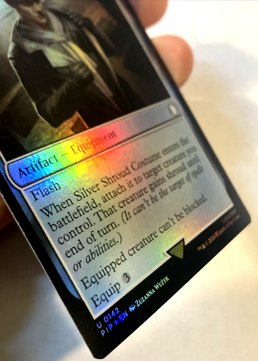 MTG Silver Shroud Costume *FOIL* Universes Beyond: Fallout 0142 NM