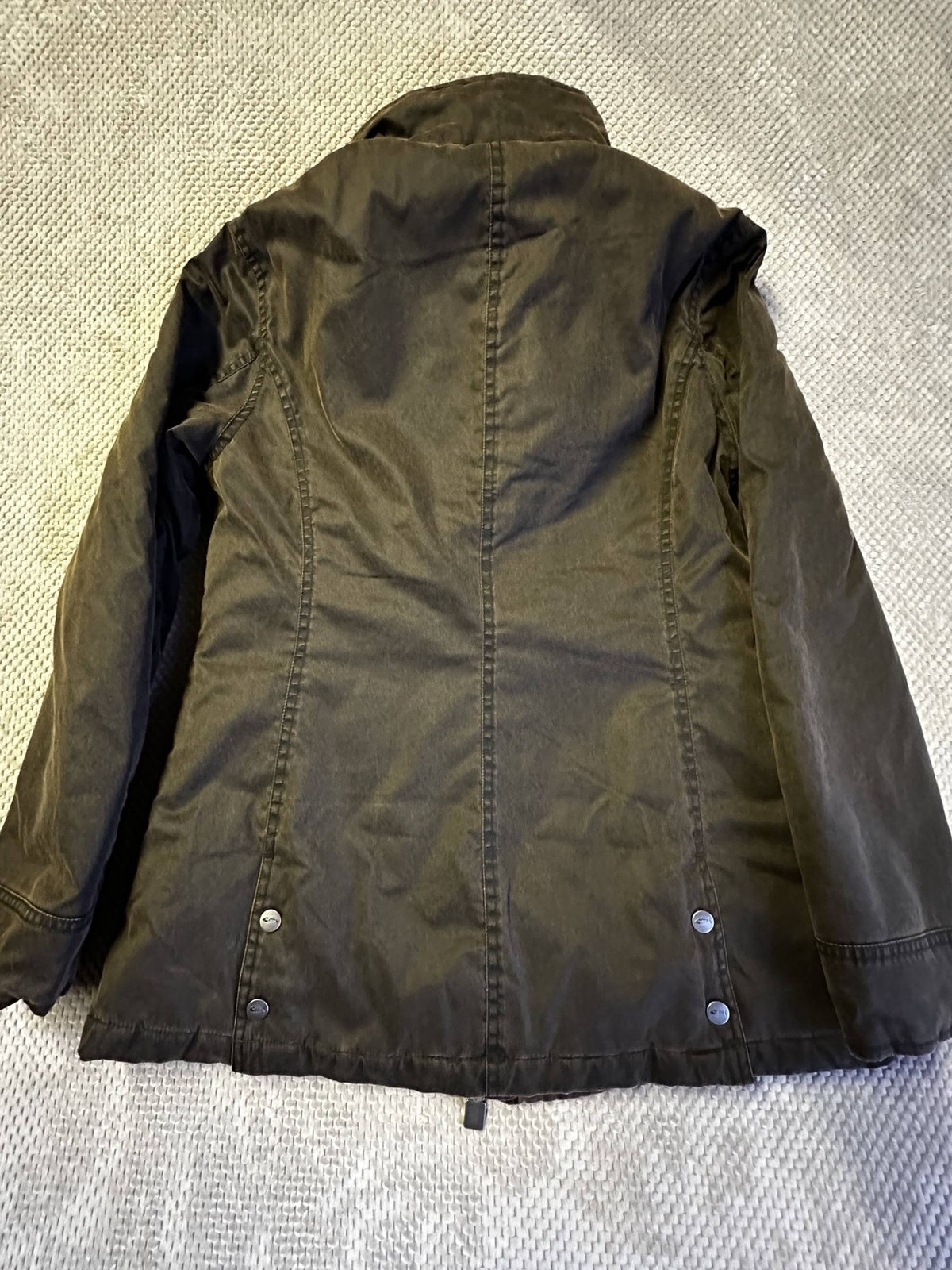 Weirdfish Women’s Olive Green Field Utility Jacket Size UK 12 image 6