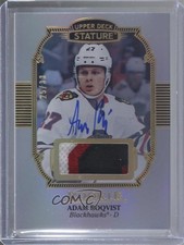 2019-20 Stature Portrait Variant 25/33 Adam Boqvist RPA Rookie Patch Auto RC 3ax