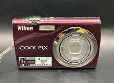 Nikon COOLPIX S230 Digital Camera Purple 10.0MP 3x Optical Zoom