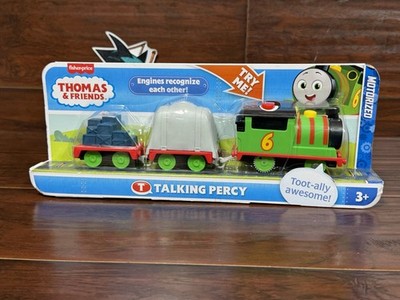 Thomas & Friends Talking Percy Classic Motorized Fisher-Price Mattel Train Tank