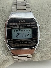 Vintage Ladies Timex K Cell Digital Chronograph Quartz Watch New Battery