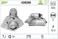 Valeo 438269 Starter Passend FüR Nissan Opel Renault