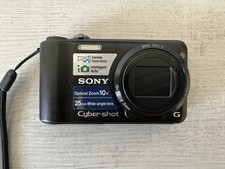 Sony CyberShot DSC-H55 Digital Camera Working /Black Screen As Is