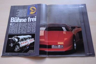 Rallye Racing 25/1988 Cizeta-Moroder V 16 T mit 560PS in einer seltenen Vorstell