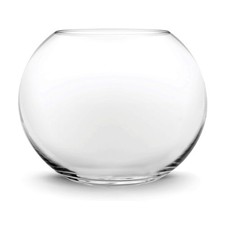 Large Glass Bubble Bowl H-12 W-13, Approx. 5.3 Gal. Round Bowl Terrarium Gl...