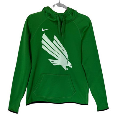 #ad #ad North Texas Mean Green Sweatshirt Womens Small NCAA Football Nike Dri Fit Hoodie $21.24
