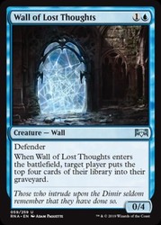 Wall of Lost Thoughts [Ravnica Allegiance] #59 Uncommon MTG