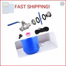 High Flow Rain Barrel Spigot Kit, Lead-Free,304 Stainless Steel Faucet Kit for R