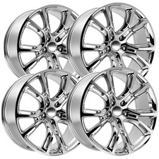 Set Of 4 Replica Fr88 Spyder Monkey 20x9 5x5 34.7mm Chrome Wheels Rims