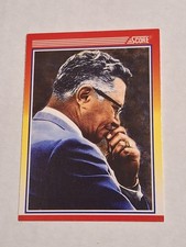 1990 VINCE LOMBARDI SCORE THE LEGEND HEAD COACH CARD #603 GB GREEN BAY PACKERS 