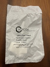 Roscoe Medical Ultra Fine Filters Part CPF-F30, Pack of 2 in SEALED bag.