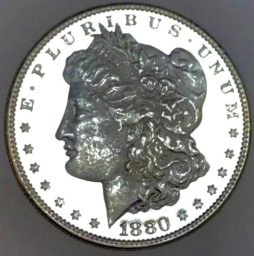 1880/79 O MORGAN ULTRA PROOF LIKE! MS+++++MEGA RARITY! MUST SEE SILVER NR #64101