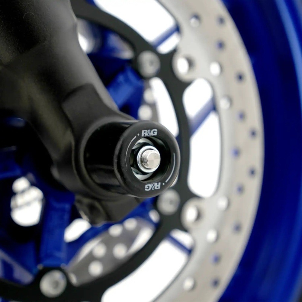 Free Shipping Front Axle Protectors R&G Racing - Black For Motorcycle Parts