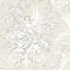 CH22540 Fabric Toile Wallpaper