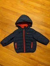Vintage 90s Nike Toddler Puffer Jacket Mini Swoosh sz 18M