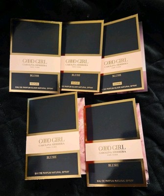 Carolina Herrera Good Girl Blush & Blush Elixer Perfume 5 Sample Bundle