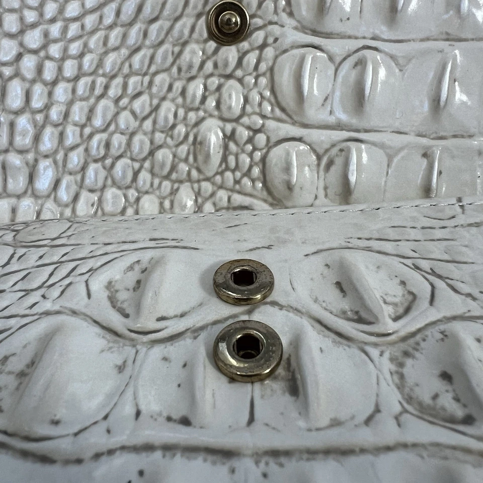 Cartera de cuero Brahmin blanca nueva sin etiquetas Foto 4 de 4