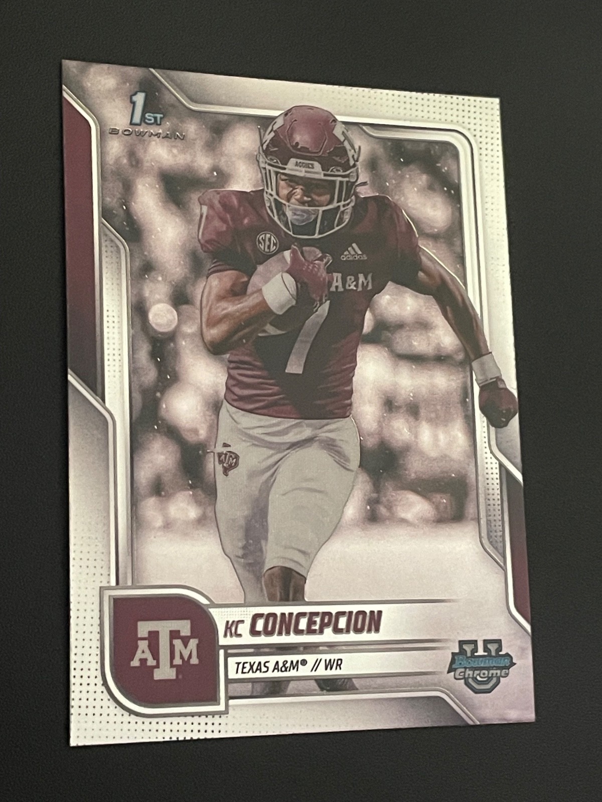 2025 Bowman Chrome University KC Concepcion #91 1st Bowman RC Texas A&M/Browns