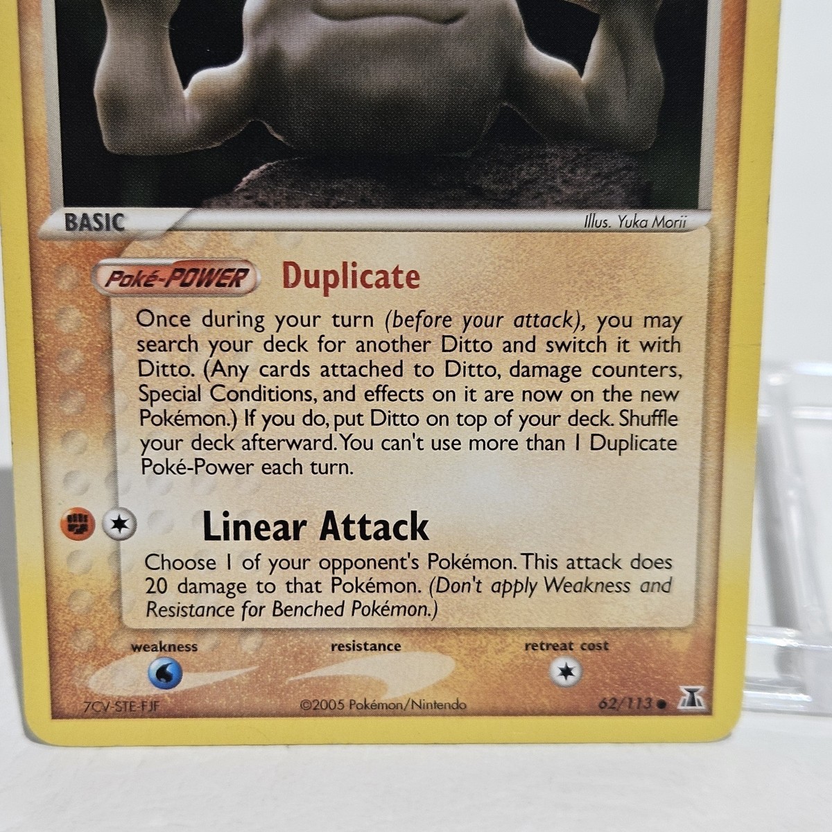 Pokémon TCG EX Delta Ditto (Geodude) Regular Common Card 62/113 | eBay