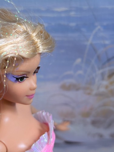 Barbie Fairytopia Elina Puppe leuchtende Flügel von 2004 funktioniert neu angezogen  - Bild 5 von 12